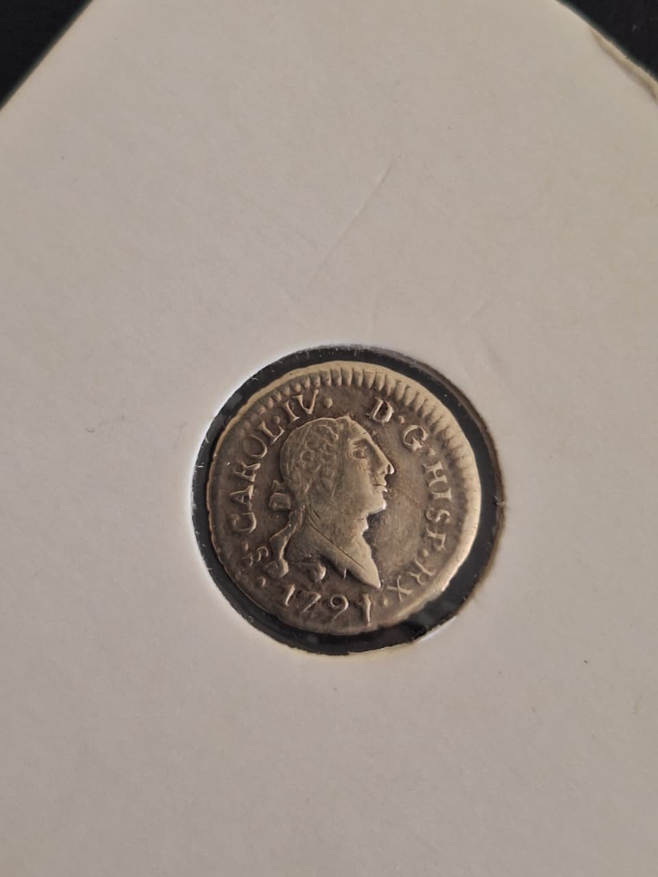 Cuartillo de 1791 – Carlos IV – Ceca de Santiago de Chile