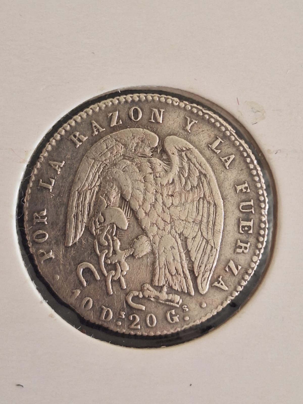 2 Reales de Chile 1851 – Plata – Ceca de Santiago